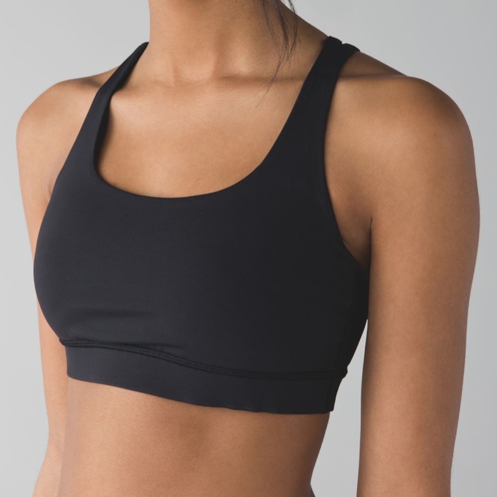 Lululemon black energy bra sz8 - Picture 2 of 6